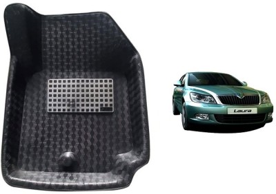 ROSHNEER ENTERPRISES PVC Tray Mat For  Skoda Laura(Black)