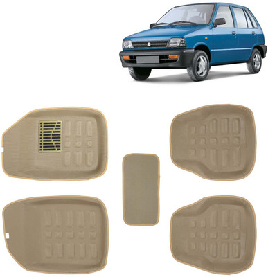 Kingsway PVC 3D Mat For  Maruti Suzuki 800(Beige)