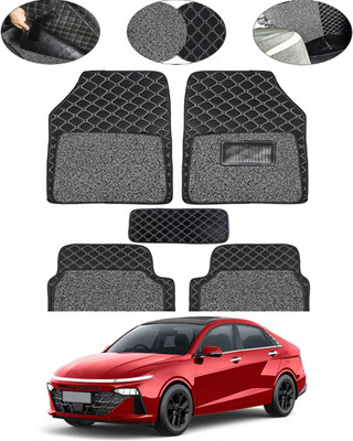 MSNP Leatherite 7D Mat For  Hyundai Verna(Black)