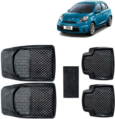Kingsway PVC Tray Mat For  Nissan Micra Active(Black)