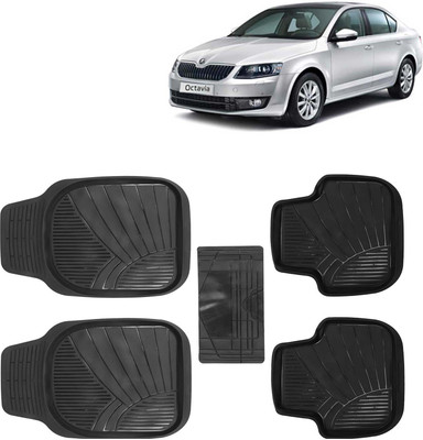 Kingsway PVC Tray Mat For  Skoda Octavia(Black)