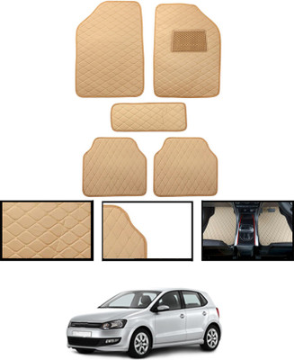 ABJD Leatherite Standard Mat For  Volkswagen Polo(Beige)