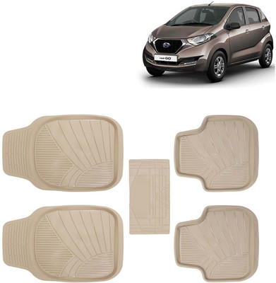 Kingsway PVC Tray Mat For  Datsun Redi GO(Beige)