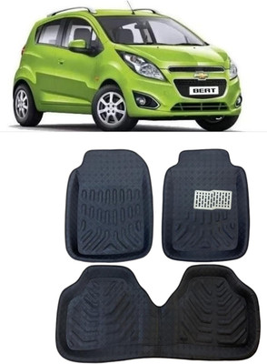 ARNEJA Polyutherine 3D Mat For  Chevrolet Beat(Black)