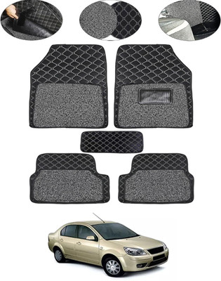 MSNP Leatherite 7D Mat For  Ford Fiesta Classic(Black)