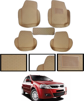 monolive Leatherite Tray Mat For  Mahindra Verito(Beige)