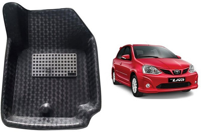 ROSHNEER ENTERPRISES PVC Tray Mat For  Toyota Etios Liva(Black)