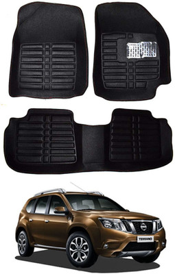 MATIES Plastic 5D Mat For  Nissan Terrano(Black)