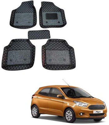 KUNTAIL ENTERPRISES Leatherite 7D Mat For  Universal For Car(Black)