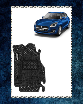 KUNTAIL A Leather 7D Mat For  Maruti Suzuki Swift(Black)