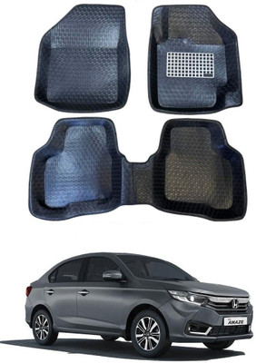 ARNEJA Polyutherine 5D Mat For  Honda Amaze(Black)