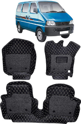 INSURE AUTOMOTIVE Leather 7D Mat For  Mahindra Eeco(Black)