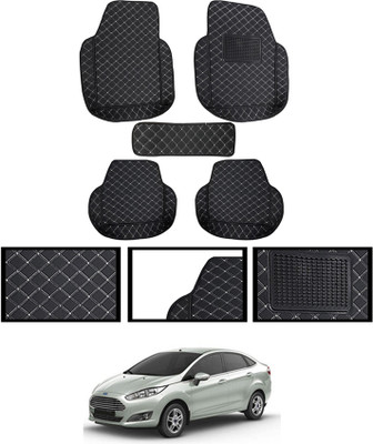 MATIES Leatherite 7D Mat For  Ford Fiesta(Black)