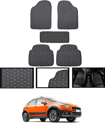 MATIES Leatherite Standard Mat For  Fiat Avventura(Black)