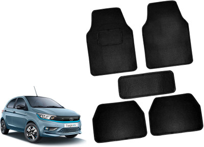 AUTO PEARL Polyester Standard Mat For  Tata Tiago(Black)