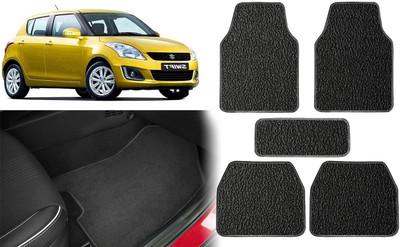 ANAYA G PVC, Rubber Standard Mat For  Maruti Suzuki Swift(Black)