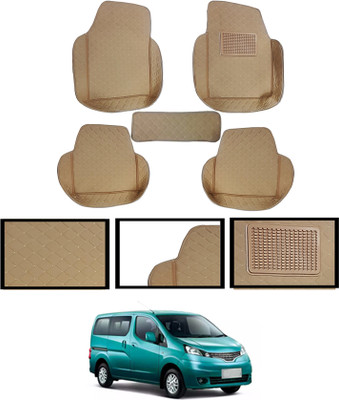 MSNP Leatherite 7D Mat For  Nissan Evalia(Beige)