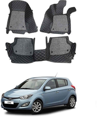 KUNTAIL Leatherite 7D Mat For  Hyundai i20(Black)