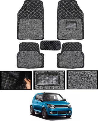 MSNP Leatherite 7D Mat For  Maruti Suzuki Ignis(Black)