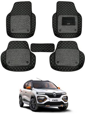 RKPSP Leatherite 7D Mat For  Renault Kwid(Black)