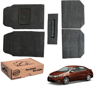 WolkomHome PVC Standard Mat For  Universal For Car(Black)