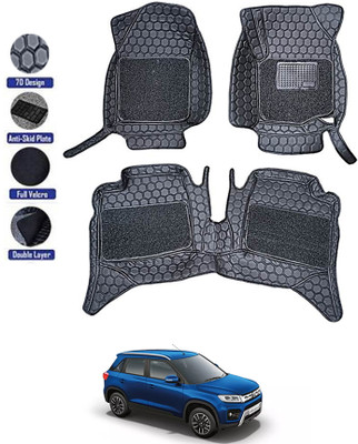 MATIES Leatherite 8D Mat For  Maruti Suzuki Universal For Car(Black)
