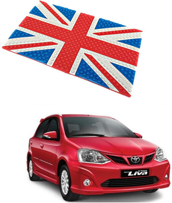 ARNEJA Rubber Standard Mat For  Toyota Etios Liva(Multicolor)