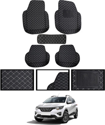 MSNP Leatherite Standard Mat For  Renault Triber(Black)