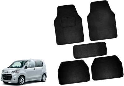 AUTO PEARL Polyester Standard Mat For  Hyundai WagonR(Black)
