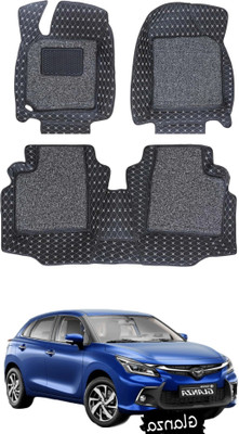 FF TRADERS Leatherite 7D Mat For  Toyota Glanza(Black, Silver)