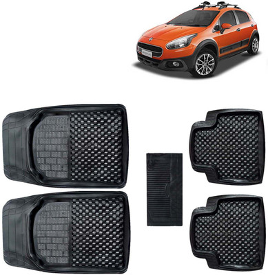 Kingsway PVC Tray Mat For  Fiat Avventura(Black)