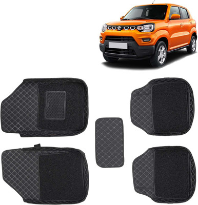 Kingsway Leatherite 7D Mat For  Maruti Suzuki S-Presso(Black)
