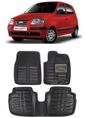 arneja trading company Polyutherine 3D Mat For  Hyundai Santro Xing(Black)
