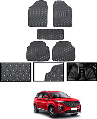 CCMM Leatherite Standard Mat For  MG Hector Plus(Black)