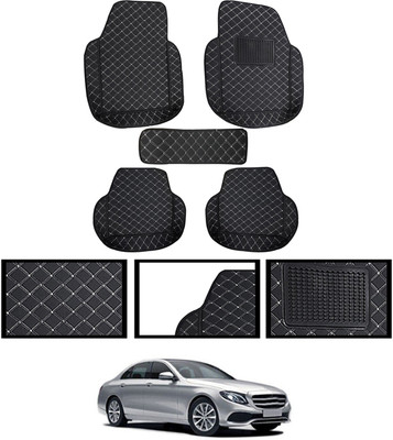 monolive Leatherite Tray Mat For  Mercedes Benz E220(Black)