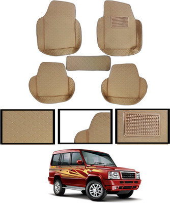 ABJD Leatherite 7D Mat For  Tata Sumo(Beige)