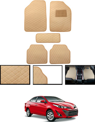 AYW Leatherite Standard Mat For  Mahindra Yaris(Beige)