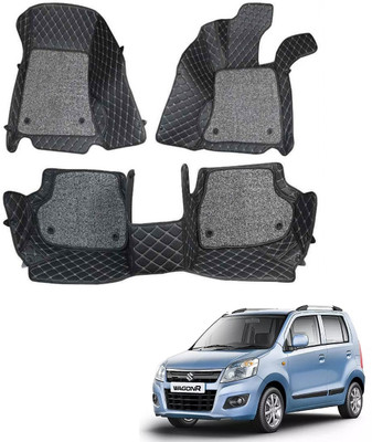 ARNEJA Leatherite 7D Mat For  Maruti Suzuki WagonR(Black)