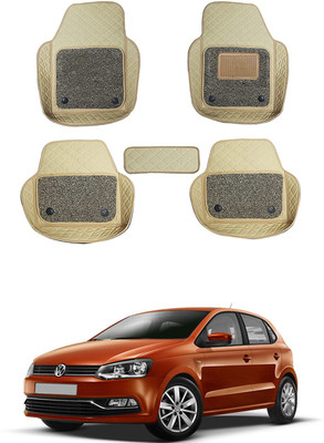RKPSP Leatherite 7D Mat For  Volkswagen Polo(Beige)