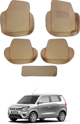 MATIES Leatherite 7D Mat For  Maruti Suzuki WagonR(Beige)