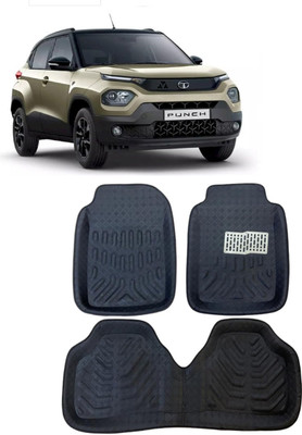 ARNEJA Polyutherine 3D Mat For  Tata Punch(Black)