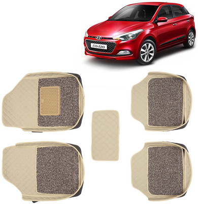 Kingsway Leatherite 7D Mat For  Hyundai Elite i20(Beige)