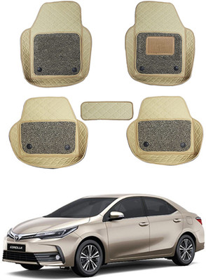 RKPSP Leatherite 7D Mat For  Toyota Altis(Beige)