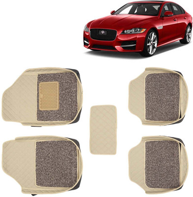 Kingsway Leatherite 7D Mat For  Jaguar XF(Beige)