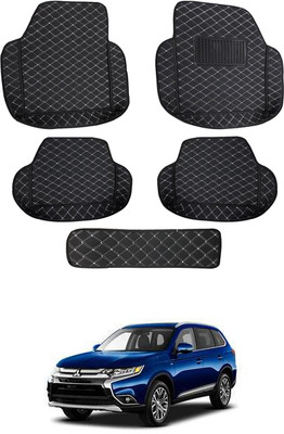 MATIES Leatherite 7D Mat For  Mitsubishi Outlander(Black)
