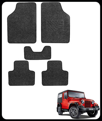 SEMAPHORE PVC Standard Mat For  Mahindra Thar(Black)