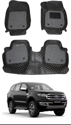 TOFIT ENTERPRISE Leatherite 7D Mat For  Ford Endeavour(Black)