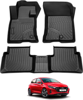 Auto Hub Plastic 9D Mat For  Hyundai i20(Black)