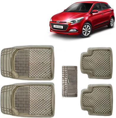 Kingsway PVC Tray Mat For  Hyundai Elite i20(Brown)