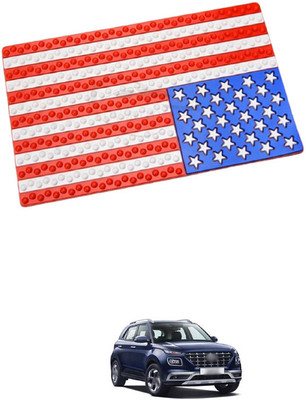 LOVMOTO Plastic Tray Mat For  Hyundai Venue(Multicolor)